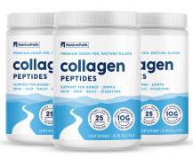NativePath Collagen Peptides - Polvo de Colágeno Hidrolizado Tipo I y III